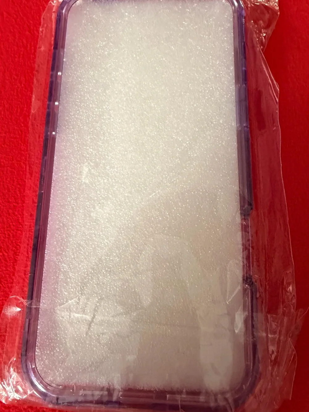 Purple iP 16 Pro Max Magnetic Clear Case